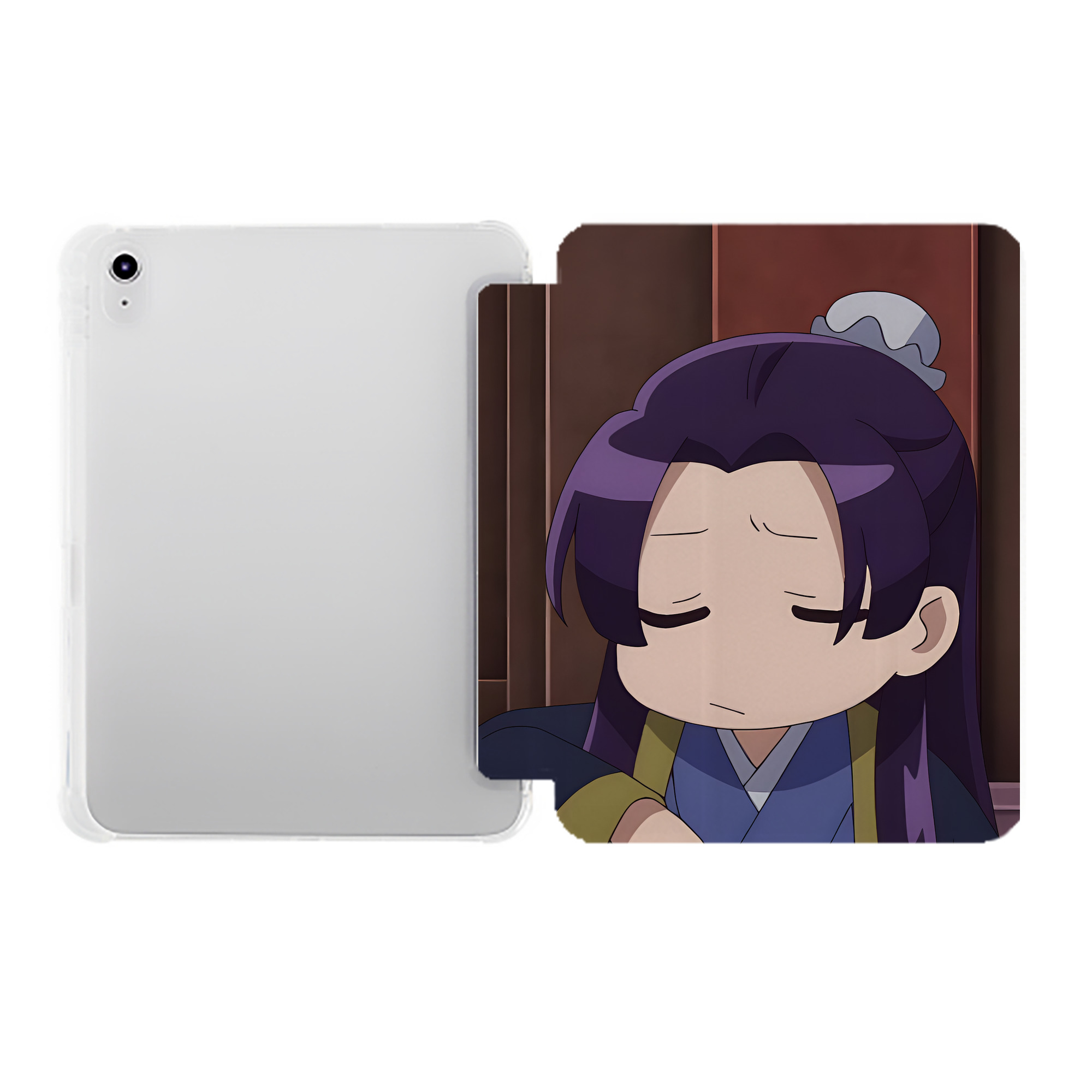 （画像用） 薬屋のひとりごと The Apothecary Diaries IPad ケース ペン収納付き 三つ折りスタンド PUレザー×シリコン 対応機種9.5/10.5/10.9インチ